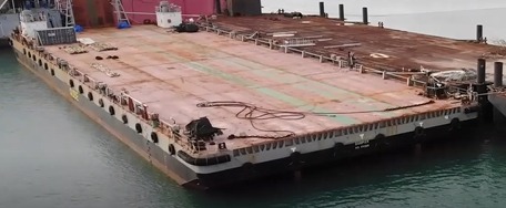 12600 T Non-self-propelled deck barge For Sale