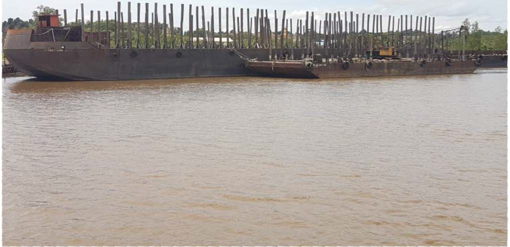 13000 T Non-self-propelled deck barge For Sale