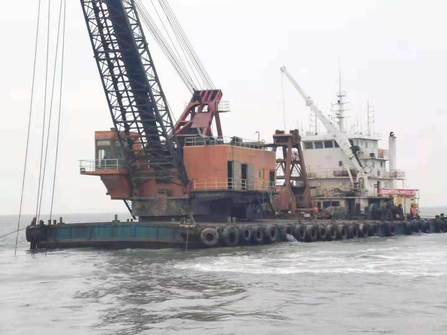 18 m³ Grab Dredger For Sale