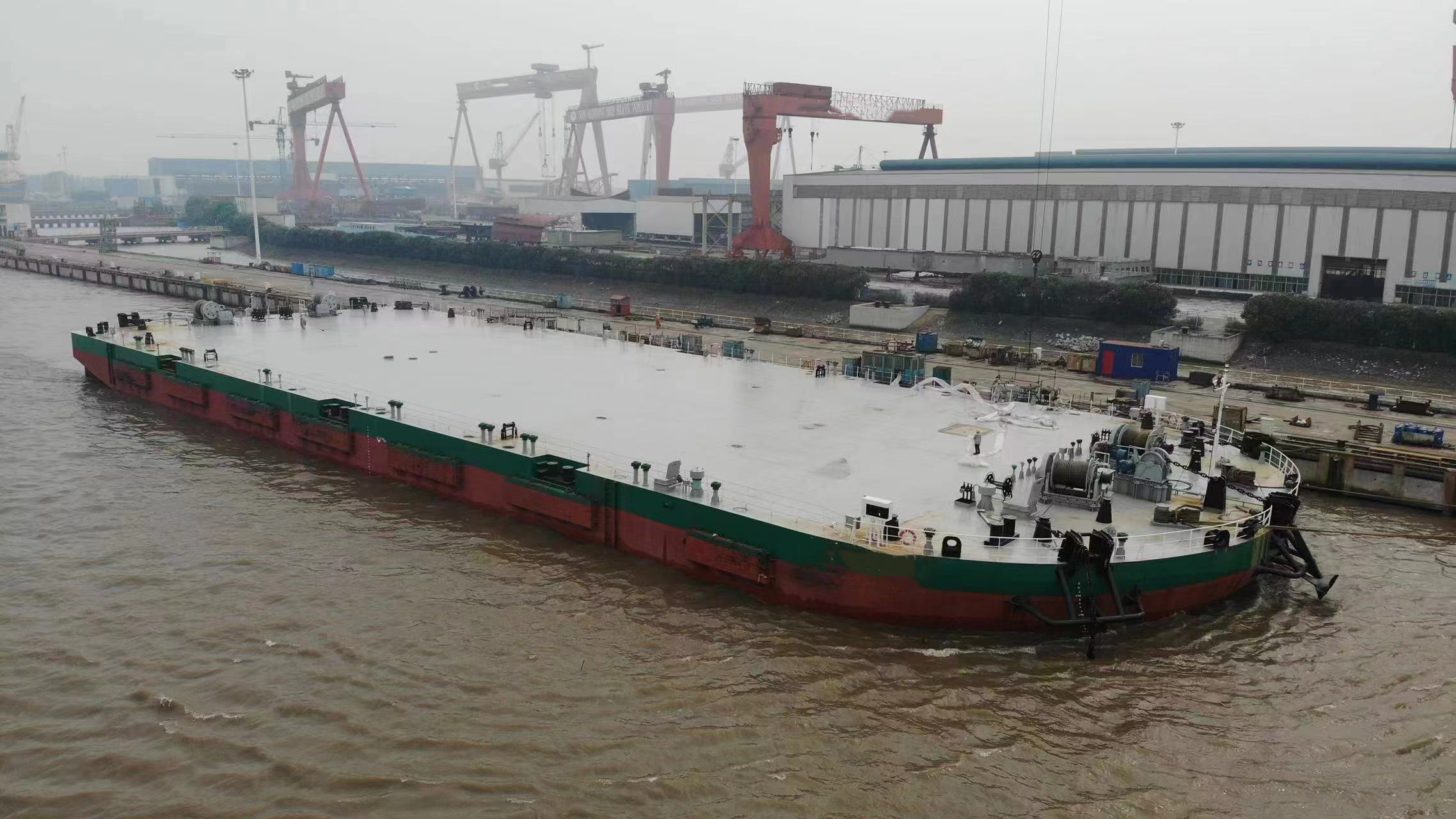 310 FT Non-self-propelled deck barge For Sale