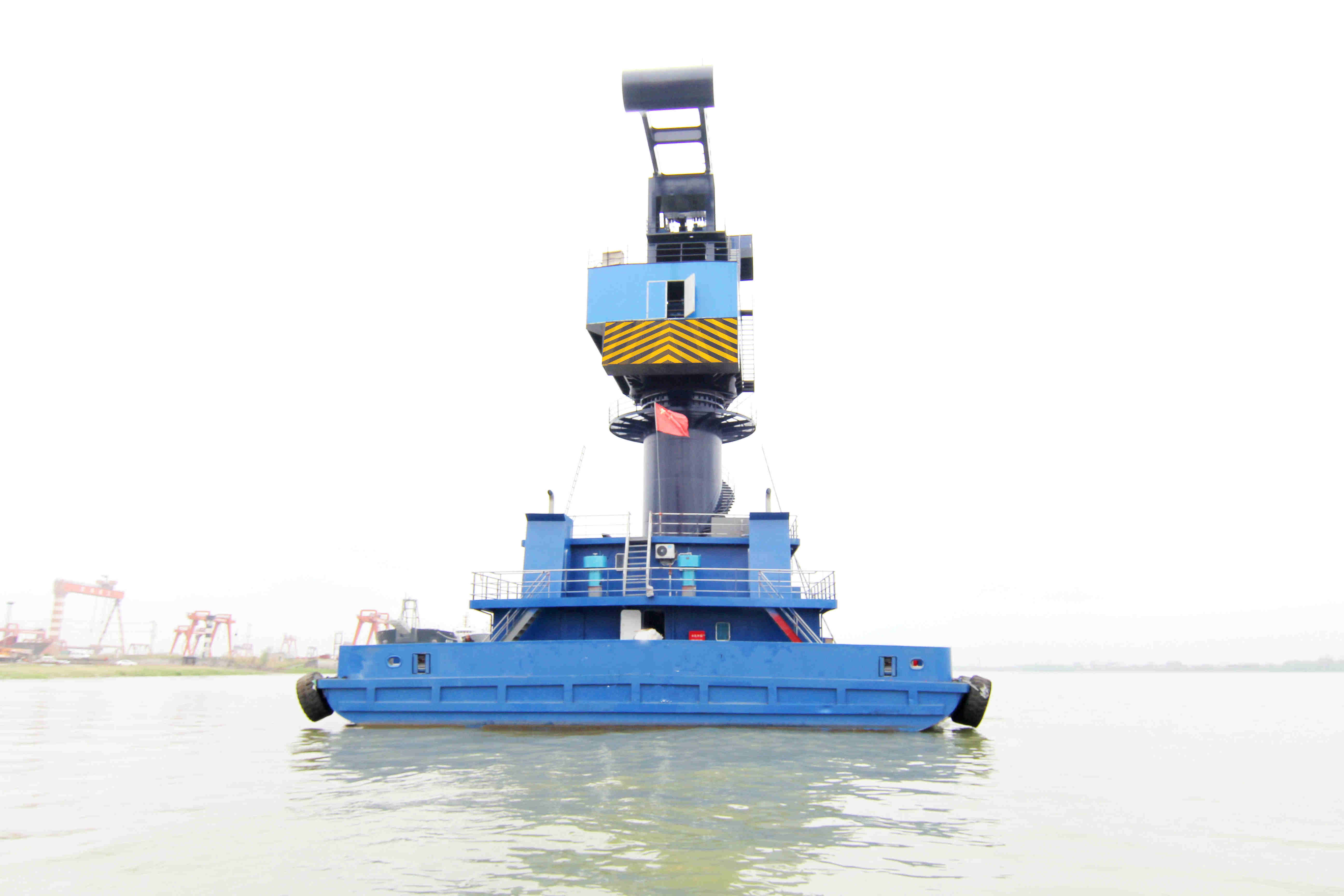 50 T Fully Revolving Floating Crane For Sale