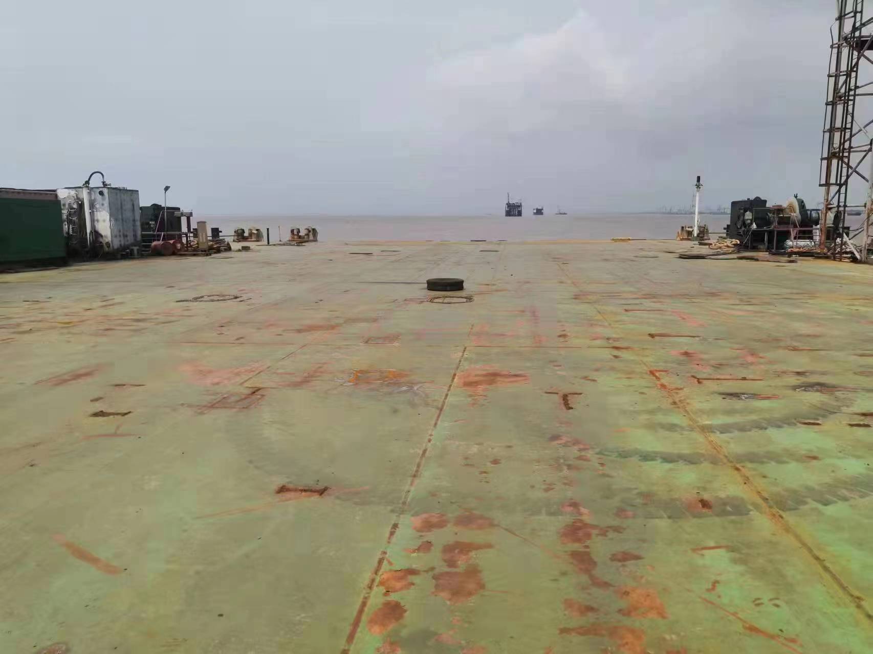 370 FT Non-self-propelled deck barge For Sale