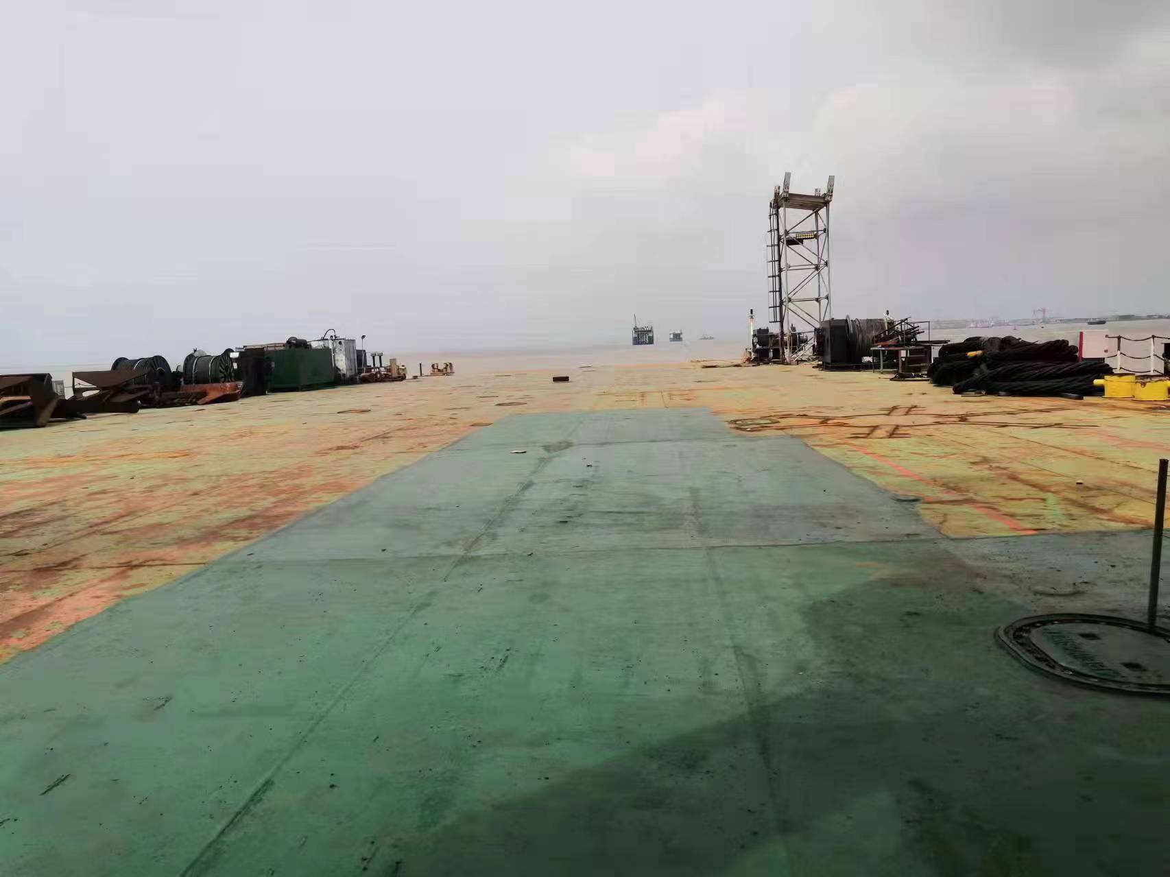 370 FT Non-self-propelled deck barge For Sale