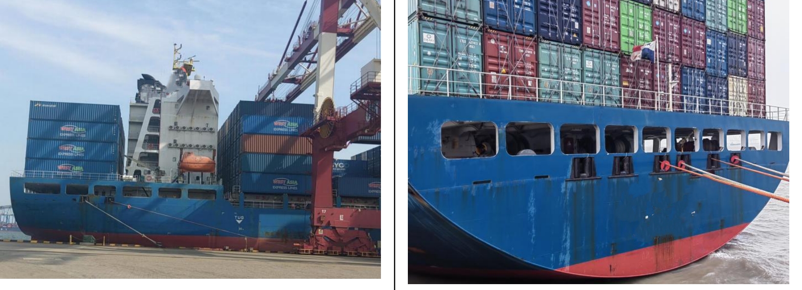 2076 TEU Container Ship For Sale